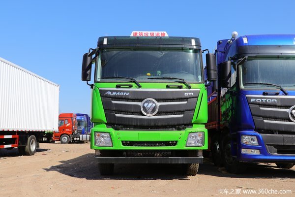 福田 欧曼GTL 9系重卡 400马力 8X4 6.8米自卸车(国六)(BJ3319Y6GRL-07)