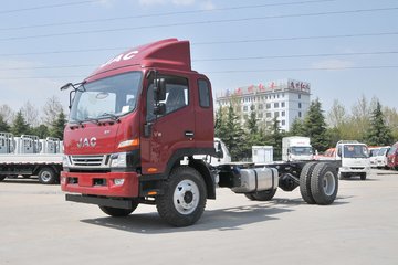 江淮 骏铃V8 168马力 4X2 6米排半栏板载货车(HFC1160P91K1D3V) 卡车图片