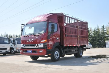 江淮 骏铃V8 170马力 4.18米单排仓栅式轻卡(HFC5043CCYP91K1C2V-S) 卡车图片
