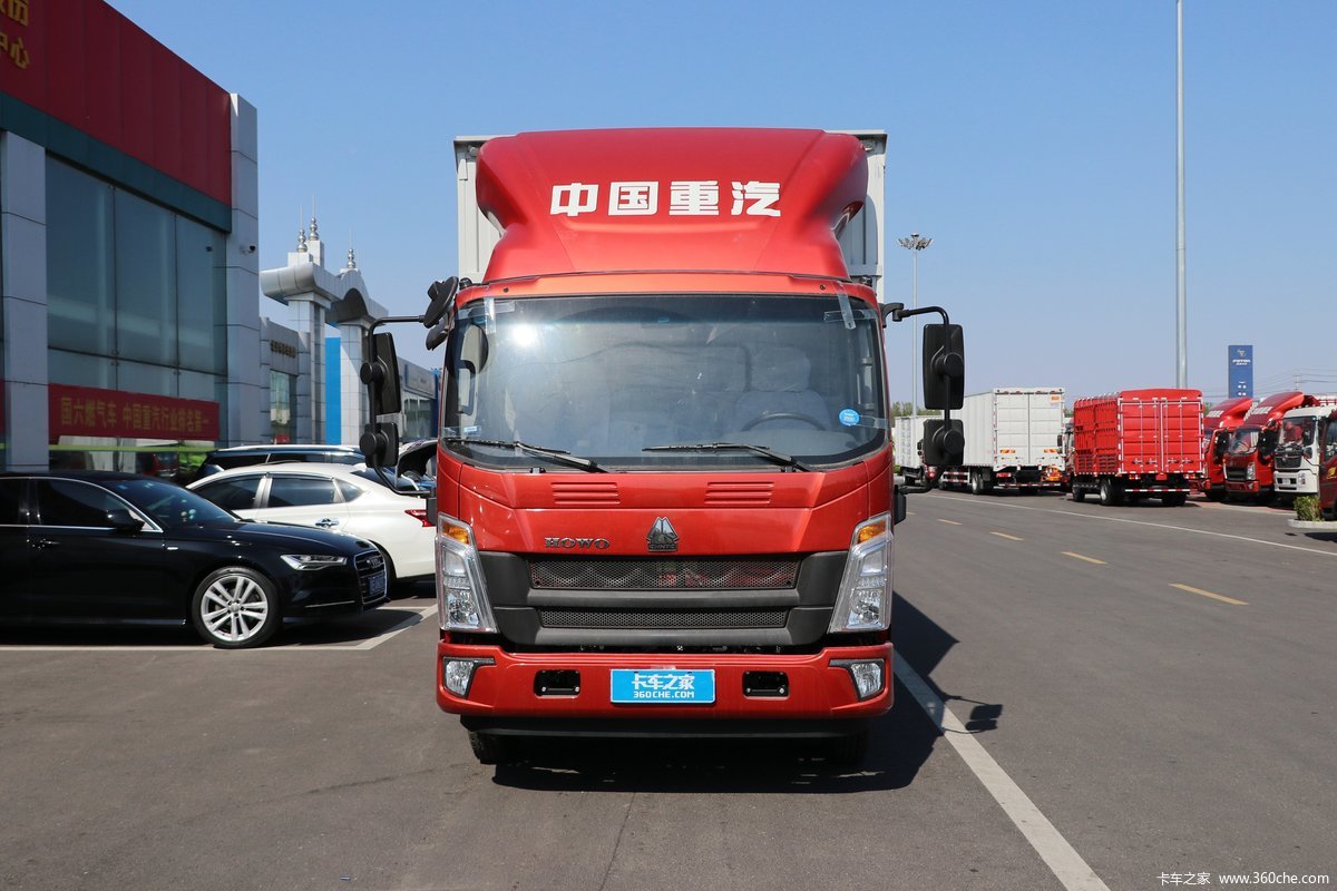 中国重汽HOWO 王系 110马力 3.65米单排厢式轻卡
