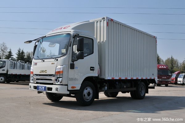江淮 帅铃Q3 130马力 3.7米单排厢式轻卡(HFC5041XXYP73K1B4S)