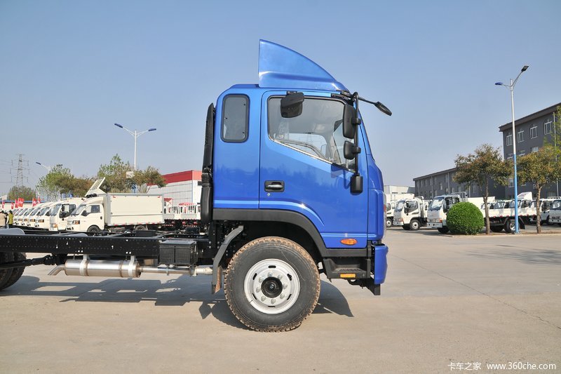 【图】江淮 帅铃q8 168马力 4x2 6米排半栏板载货车(hfc1160p91k1d3v)