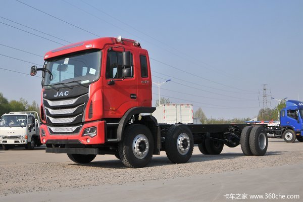 江淮 格尔发K5X重卡 340马力 6X2 9.5米栏板载货车(HFC1251P1K3D54S3V)