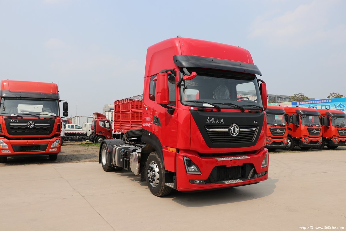 【图】东风商用车 天龙kl重卡 465马力 4x2牵引车(国六)(dfh4180d1)