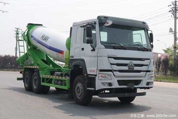 中国重汽 HOWO-7 380马力 6X4 4方混凝土搅拌运输车