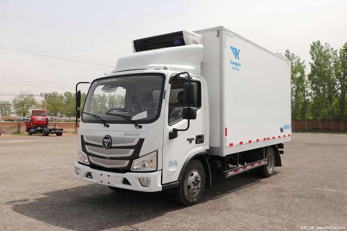 福田 欧马可S1系 156马力 4.08米单排冷藏车(国六)