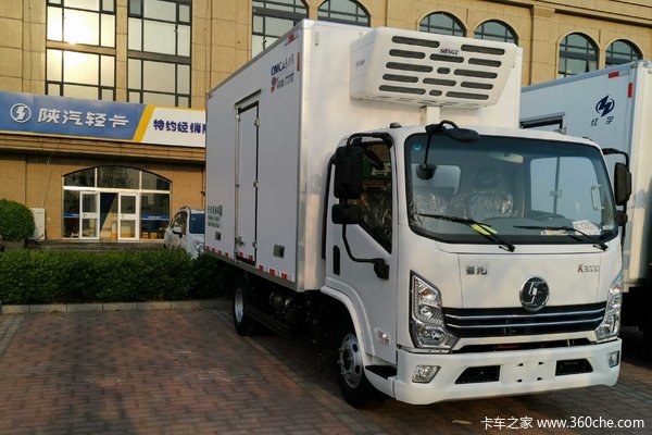 陕汽轻卡 德龙K3000 150马力 4X2 4.08米冷藏车(国六)(YTQ5041XLCKH331)