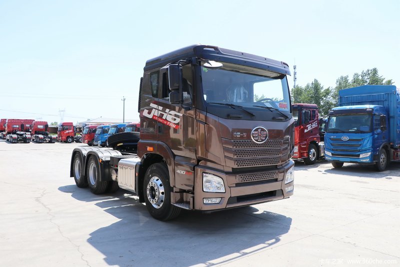 【图】青岛解放 jh6重卡 卓越版 400马力 6x4牵引车(平顶)(国六)(ca