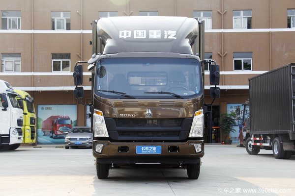 中国重汽HOWO 统帅 160马力 3.85米排半厢式轻卡(国六)(ZZ5047XXYG3315F142)