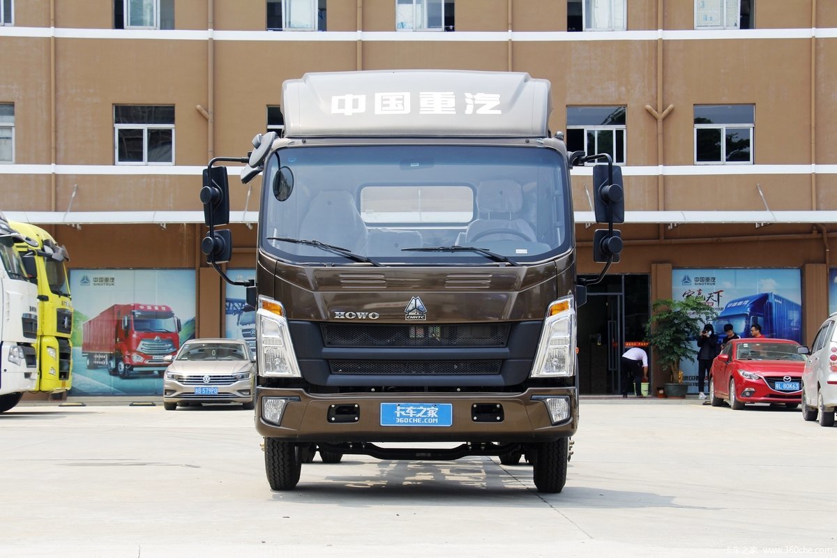 中国重汽HOWO 王系 160马力 4X2 4米冷藏车