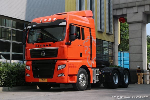 中国重汽 汕德卡SITRAK G7重卡 460马力 6X4牵引车(液缓)(ZZ4256V324HE1B)