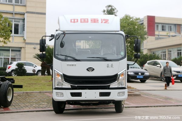 中国重汽 豪曼H3先锋 160马力 4X2 平板运输车(ZZ5048TPBG17FB6)