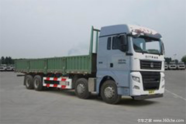 中国重汽 汕德卡SITRAK G7重卡 500马力 8X4 9.52米栏板载货车(ZZ1316V466HF1)