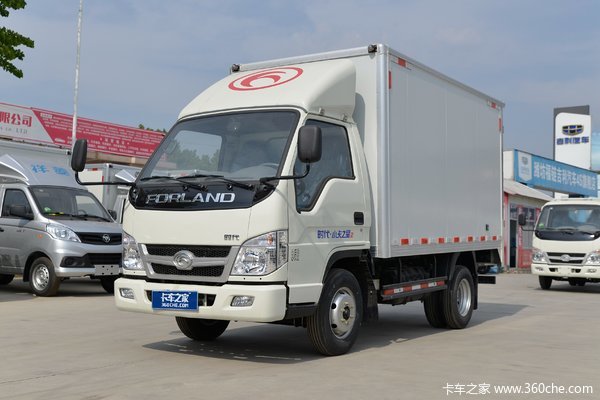 福田时代 小卡之星Q2 1.6L 122马力 CNG 3.3米单排厢式微卡(国六)(BJ5035XXY5JC5-02)