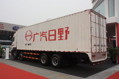 广汽日野 700系列重卡 380马力 8X4 9.6米厢式载货车(YC5310XXYFY2PY)