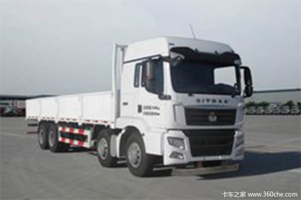 中国重汽 汕德卡SITRAK G5重卡 340马力 8X4 8.6米栏板载货车(ZZ1316N466GE1)