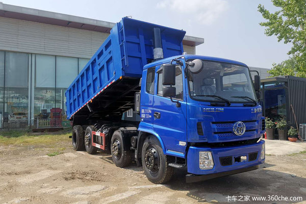 前二后六提升桥自卸车 乡村道路好帮手