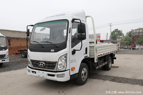 现代商用车 泓图200 88马力 4X2 3.7米单排栏板轻卡(CHM1040EDF28V)