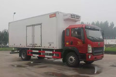 中国重汽HOWO G5X 220马力 4X2 6.64米排半冷藏车(ZZ5187XLCG521DE1)