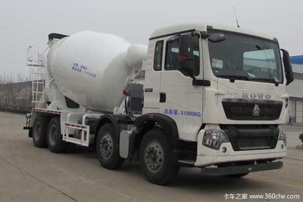 中国重汽 豪瀚N5G 340马力 8X4 7.97方混凝土搅拌运输车(东岳牌)(ZTQ5310GJBZ7N30E)