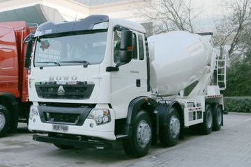 中国重汽 HOWO T5G 340马力 8X4 7.3方混凝土搅拌车(东岳牌)(ZTQ5312GJBZ7N30F)