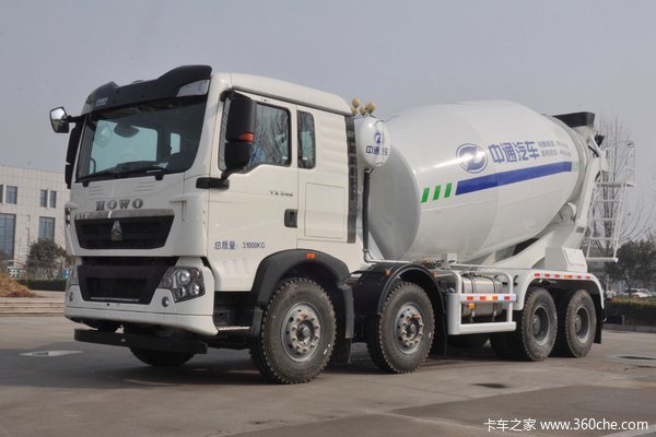 中国重汽 HOWO T5G 340马力 8X4 7.8方混凝土搅拌车(东岳牌)(ZTQ5319GJBZ7N30E)
