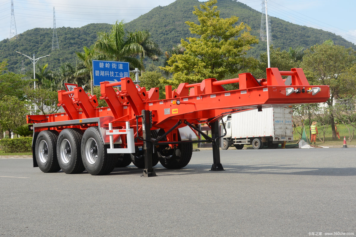 【图】中集 20尺三轴卷钢铁运输车_实拍图片_988357_卡车之家
