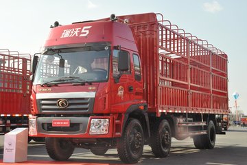 福田 瑞沃ADX 科技版 190马力 6X2 8.6米仓栅式载货车(BJ5248VLCHH-2) 卡车图片