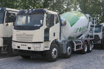 一汽解放 J6L 320马力 8X4 7.96方混凝土搅拌车(宏昌天马牌)(HCL5310GJBCAN29J51)