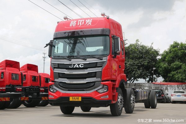 江淮 格尔发A5WⅢ重卡 320马力 6X2 9.6米栏板载货车(HFC1251P1K5D52KS)
