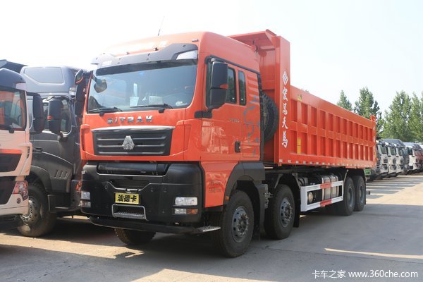 中国重汽 汕德卡SITRAK G7H重卡 载重版 540马力 8X4 8.4米自卸车(9.5T前桥)(ZZ3316N466HE1)