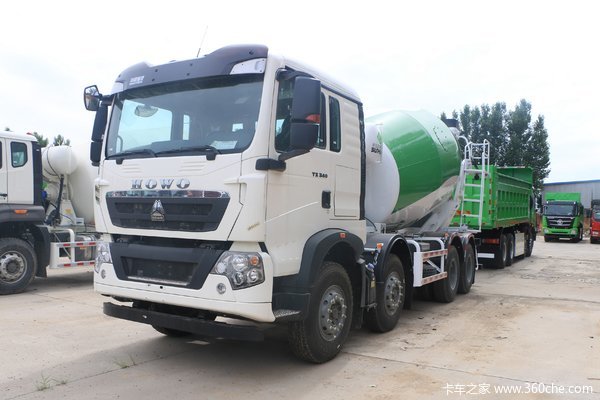 中国重汽 HOWO TX6 340马力 8X4 7.98方混凝土搅拌车(宏昌天马牌)(HCL5317GJBZZN30G5)