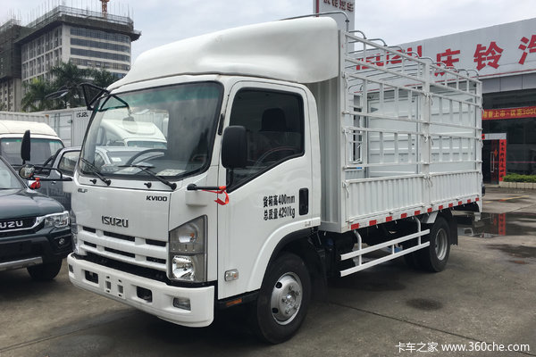 17米单排厢式轻卡 驱动形式 4x2 发动机 庆铃五十铃4kh1cn5md 最大