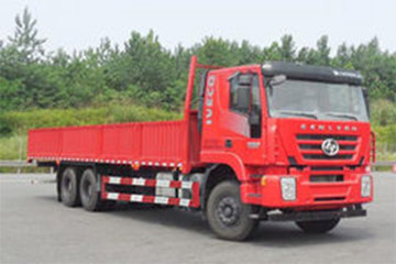 上汽红岩 杰狮C500重卡 重载版 320马力 6X4 9.7米栏板载货车(CQ1256HMVG594)