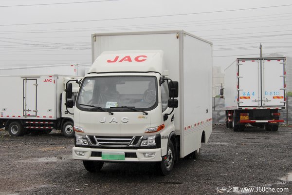 江淮 帅铃i5 4.5T 4.15米厢式纯电动轻卡(HFC5045XXYEV1-2) 96.77kWh