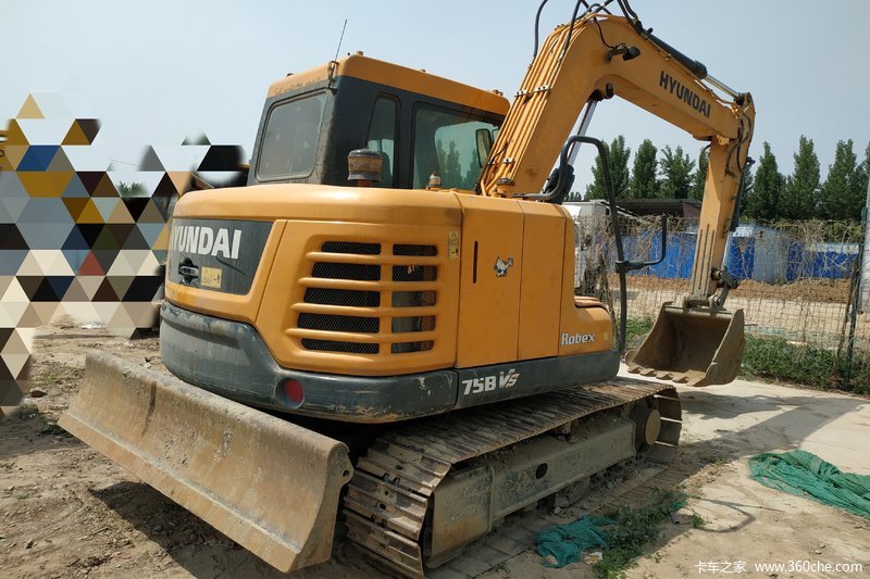 【图】现代重工 r75bvs履带式挖掘机_实拍图片_1012034_卡车之家