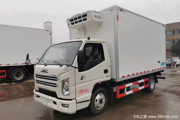 江铃 顺达宽体 129马力 4X2 4.08米冷藏车(程力威牌)(CLW5040XLCJ6)