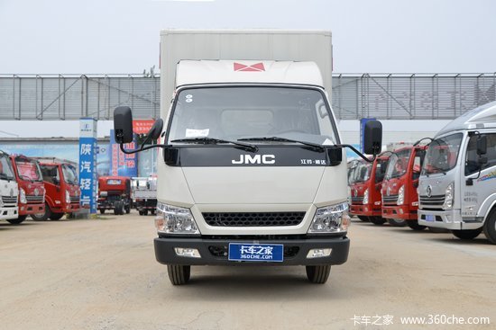 江铃顺达小卡122马力33米排半厢式轻卡国六jx5041xxytcf26