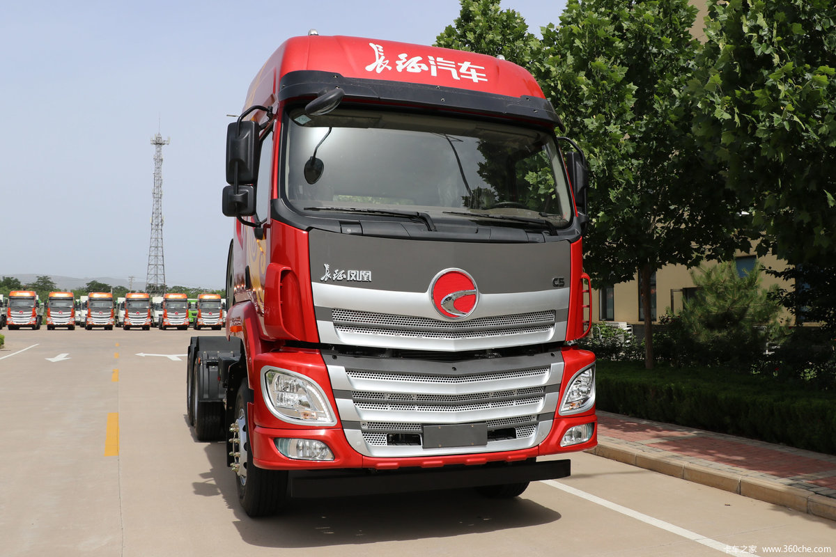 【图】长征汽车 凤凰c5重卡 400马力 6x4 lng牵引车(cz4251su46l)
