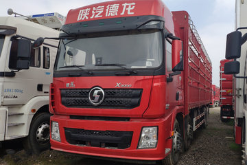 陕汽重卡 德龙X3000 430马力 8X4 9.55米仓栅式载货车(速比5.92)(SX5310CCY4C456)