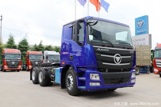 福田歐曼gtl質享版北方版490馬力6x4牽引車國六低頂bj4259y6dhl27