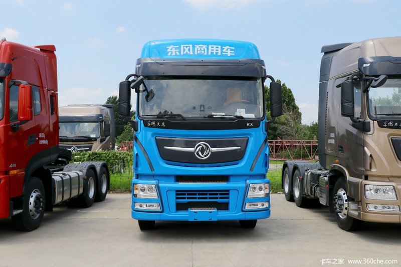 【图】东风商用车 天龙旗舰kx 450马力 6x4牵引车(定制车)(dfh4250cx2