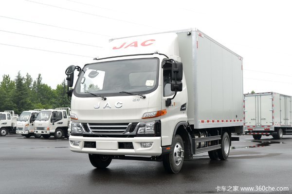 江淮 骏铃V6 160马力 4.15米单排厢式载货车(国六)(HFC5048XXYP31K5C7S)