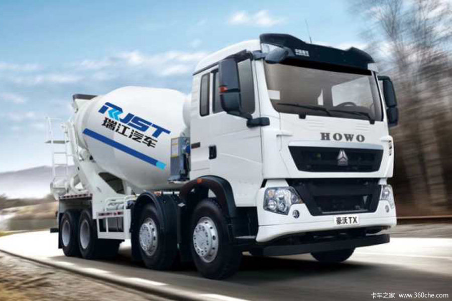 中国重汽 HOWO TX6 340马力 8X4 7.65方混凝土搅拌车(瑞江牌)