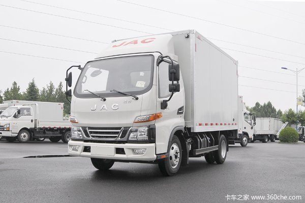 江淮 骏铃V3 102马力 3.7米单排厢式轻卡(HFC5040XXYP93K1B4V)