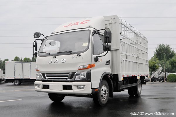 江淮 骏铃V6 150马力 4.15米单排仓栅式载货车(国六)(HFC5048CCYB31K1C7S-1)