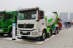 陕汽重卡 德龙新M3000 400马力 8X4 8方混凝土搅拌车(中联牌)(ZLJ5311GJBLSE)