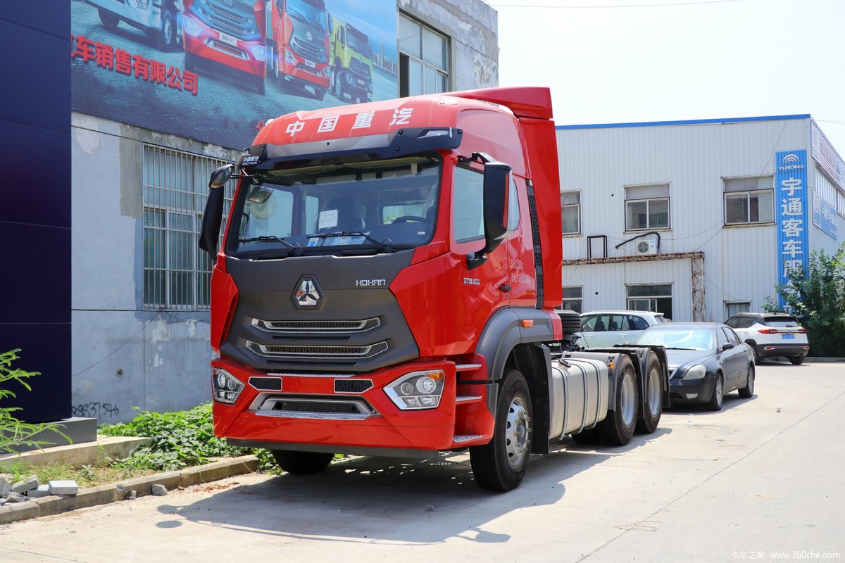 中国重汽 豪沃N7W重卡 400马力 6X4牵引车(带取力器)