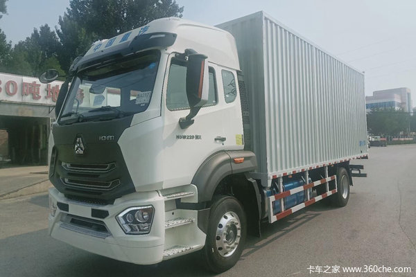 中国重汽 豪瀚N5W中卡 220马力 4X2 7.8米厢式载货车(ZZ5185XYKK5613E1)