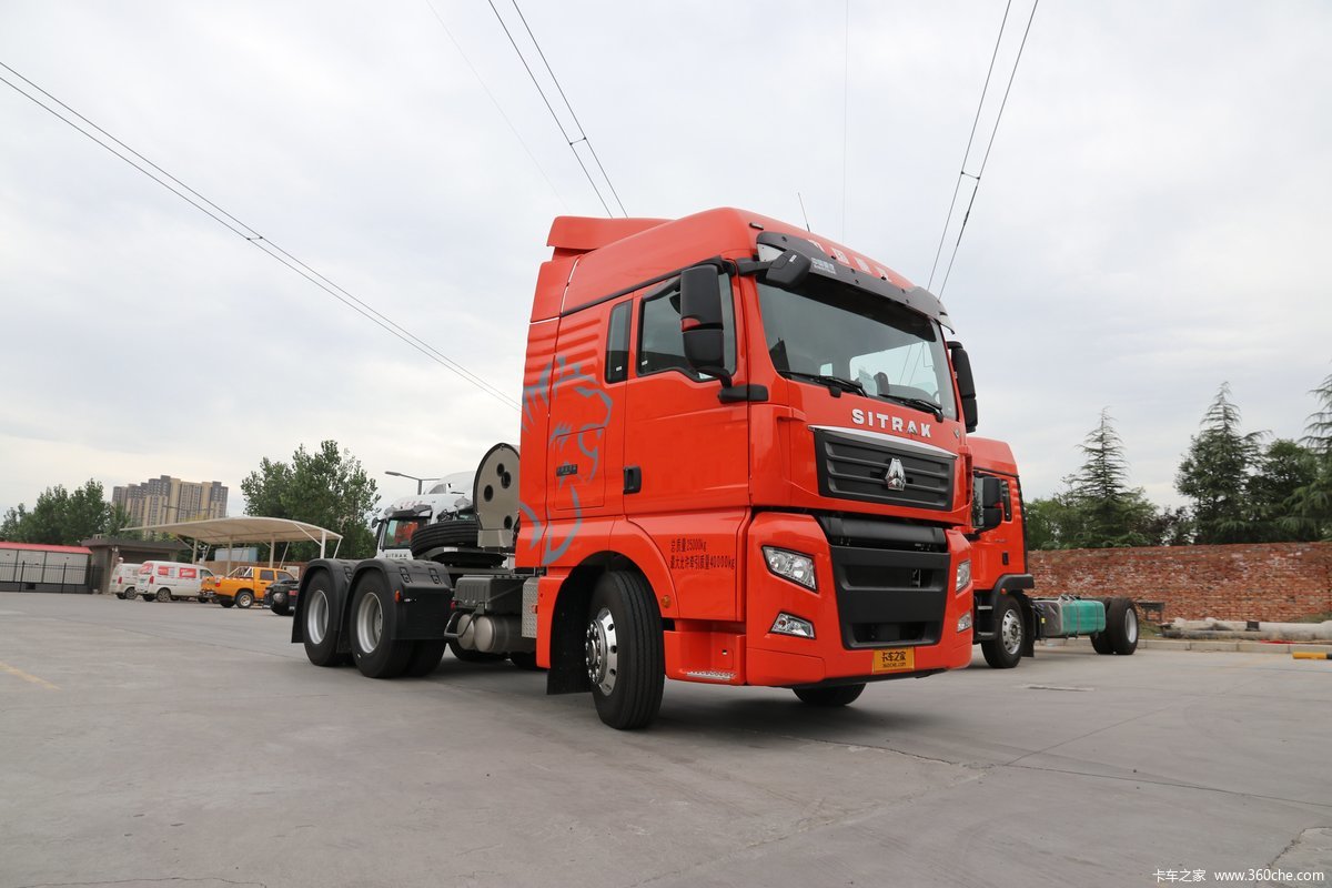 【图】中国重汽 汕德卡sitrak g7重卡 440马力 6x4 lng牵引车(国六)